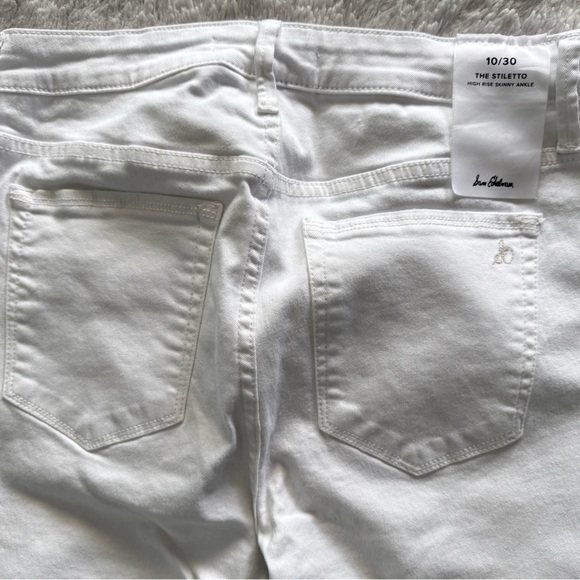 Sam Edelman White Skinny Jeans NWT | Size 10 Everyday Classic - Picture 4 of 5